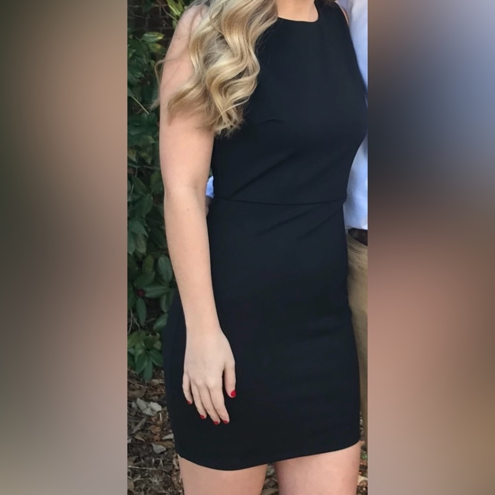 Lulu's Black Mini Dress